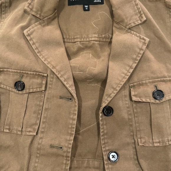 Veronica Beard Green Sequin Patch Jacket - Picture 7 of 8